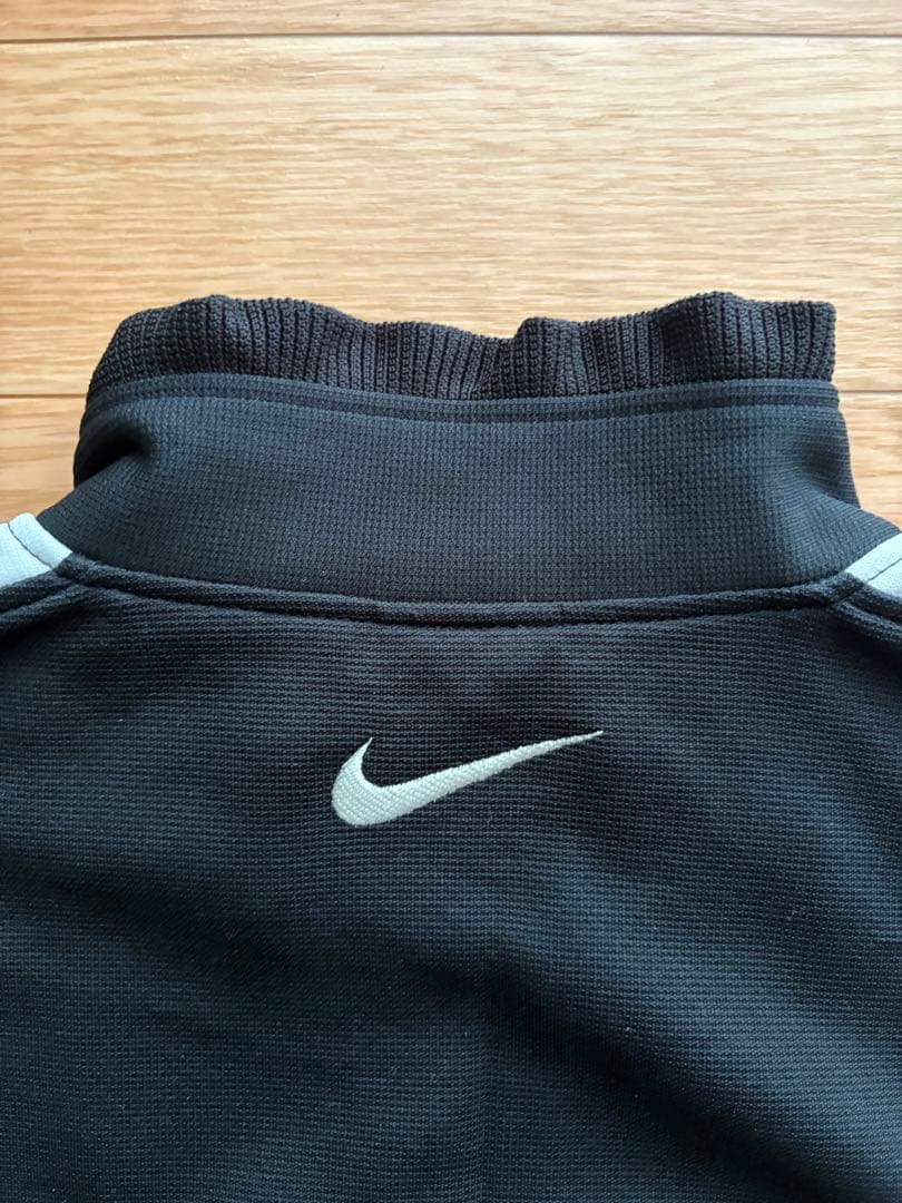 90s 銀タグ NIKE トラックジャケット 日本製 アームライン 刺繍ロゴ