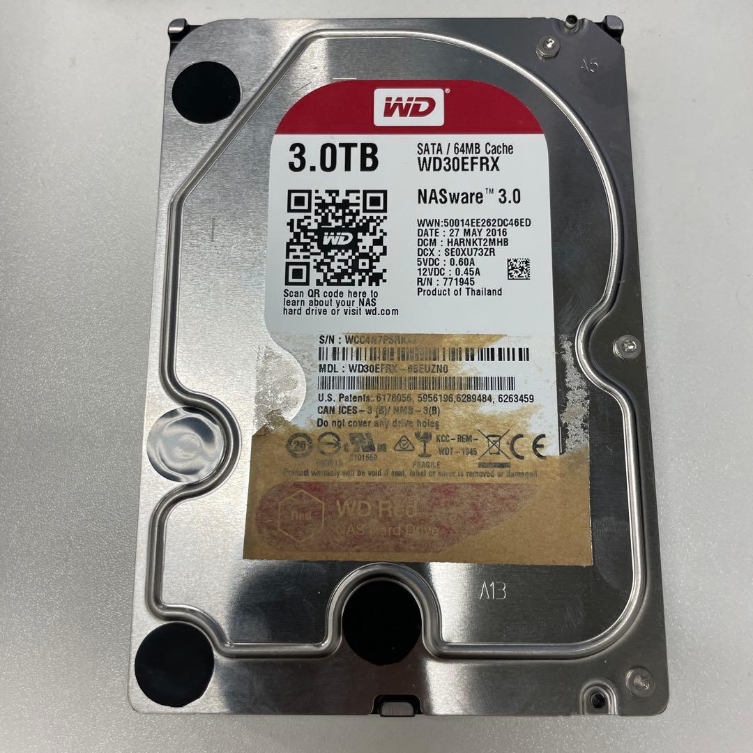 WD 3.0TB SATA 内蔵型ハードディスク WD30EFRX