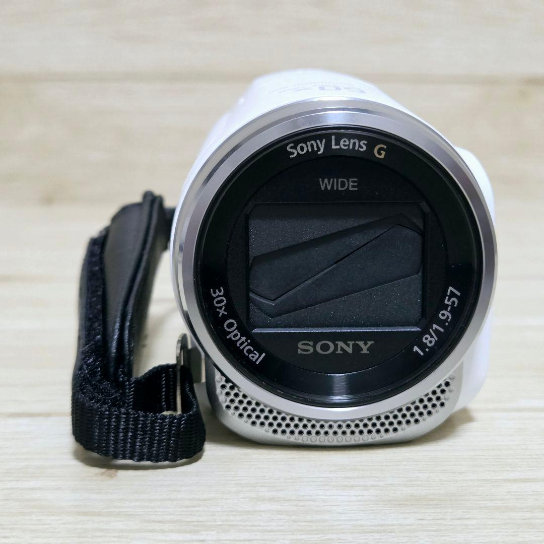 未使用に近い【極上美品】SONY HDR-CX680 ビデオカメラ ホワイト