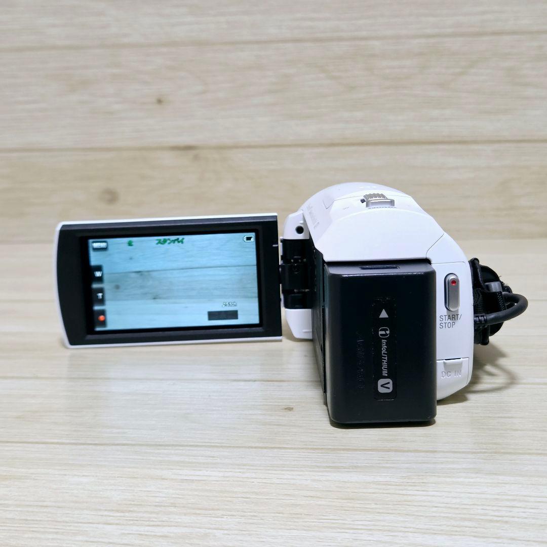 未使用に近い【極上美品】SONY HDR-CX680 ビデオカメラ ホワイト