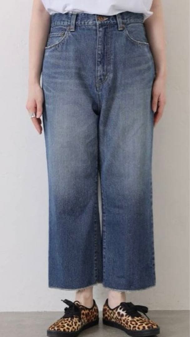 12OZデニム フラムパンツ　S