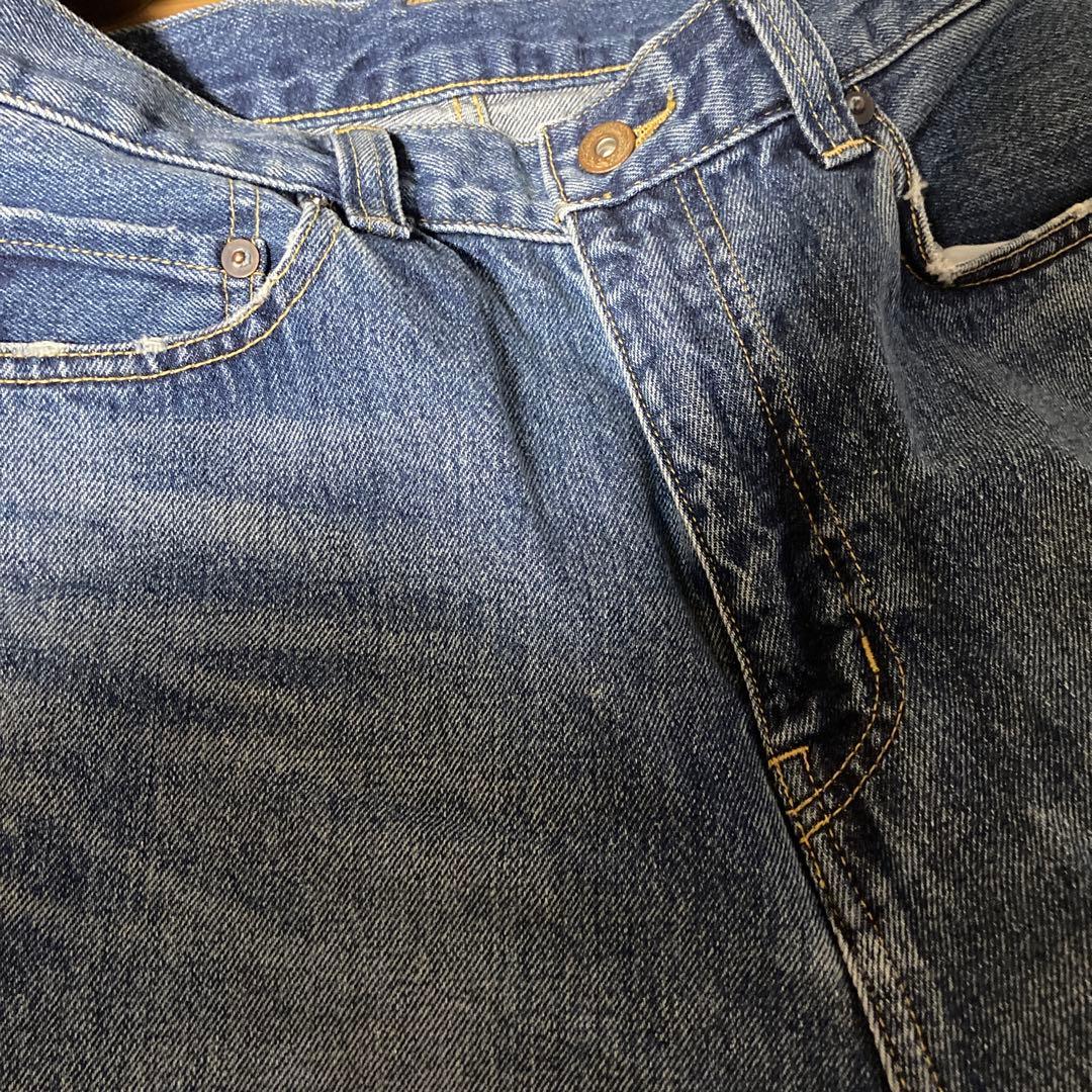 12OZデニム フラムパンツ　S