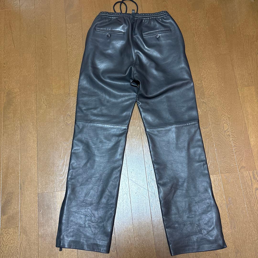 DSQUARED2 レザー パンツ 46 羊革　トラックパンツ