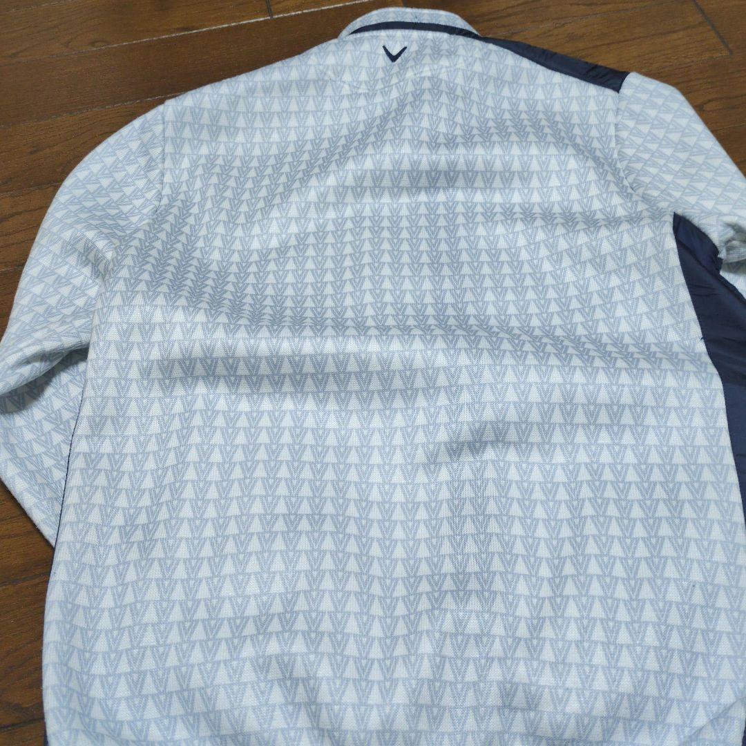 Callaway ジャケット ホワイト/ネイビー　XL　シャツ