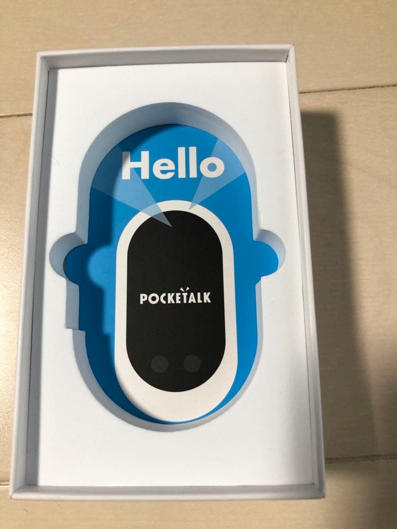【美品】ポケトークW 翻訳機　WiFiモデル ゴールド POCKETALK