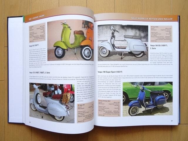 洋書◆ベスパ 写真集 ドイツ語 本 イタリア バイク スクーター vespa