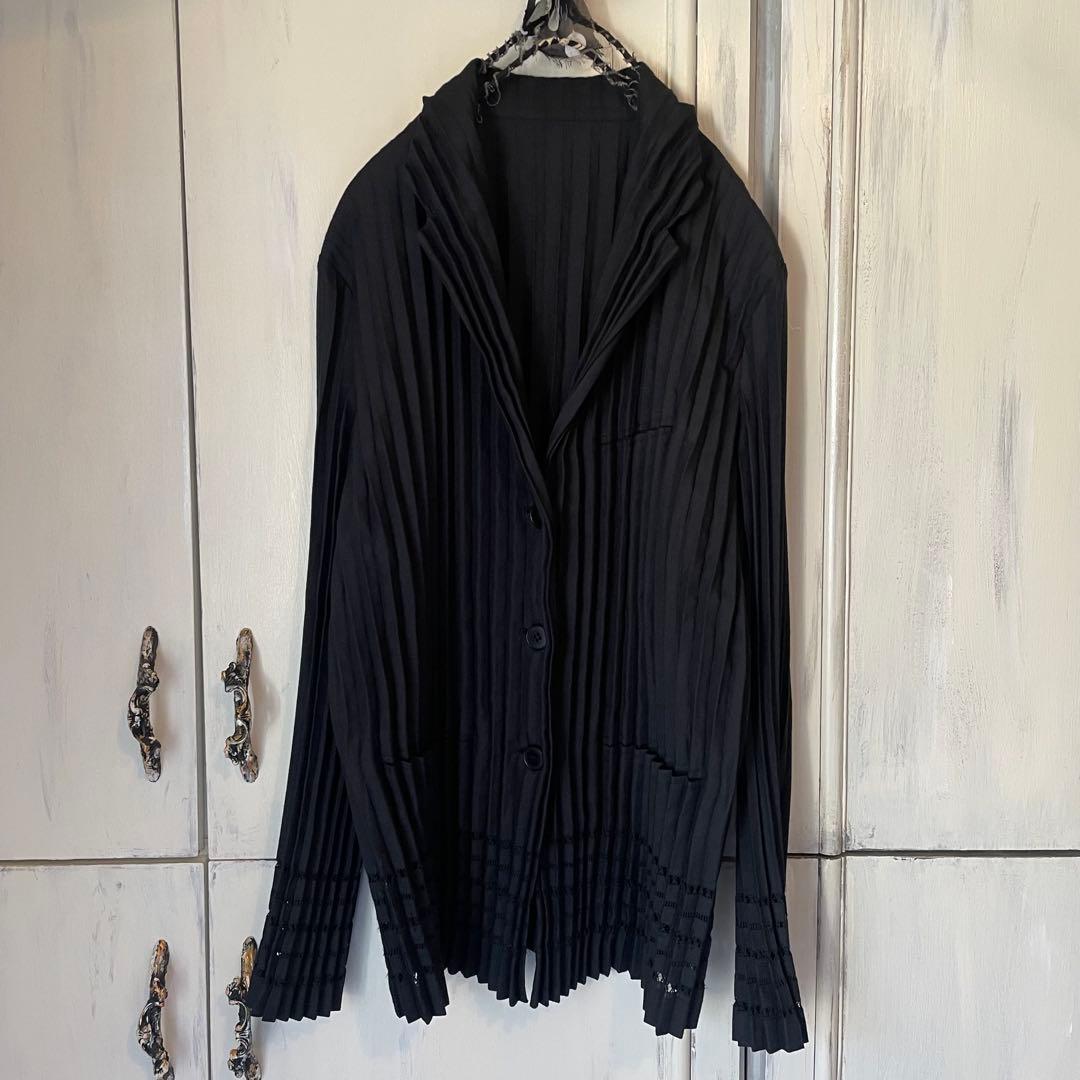 ISSEY MIYAKE イッセイミヤケ プリーツジャケット 20AW 黒