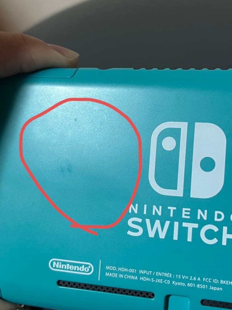 Switchライト ターコイズブルー ジャンク品