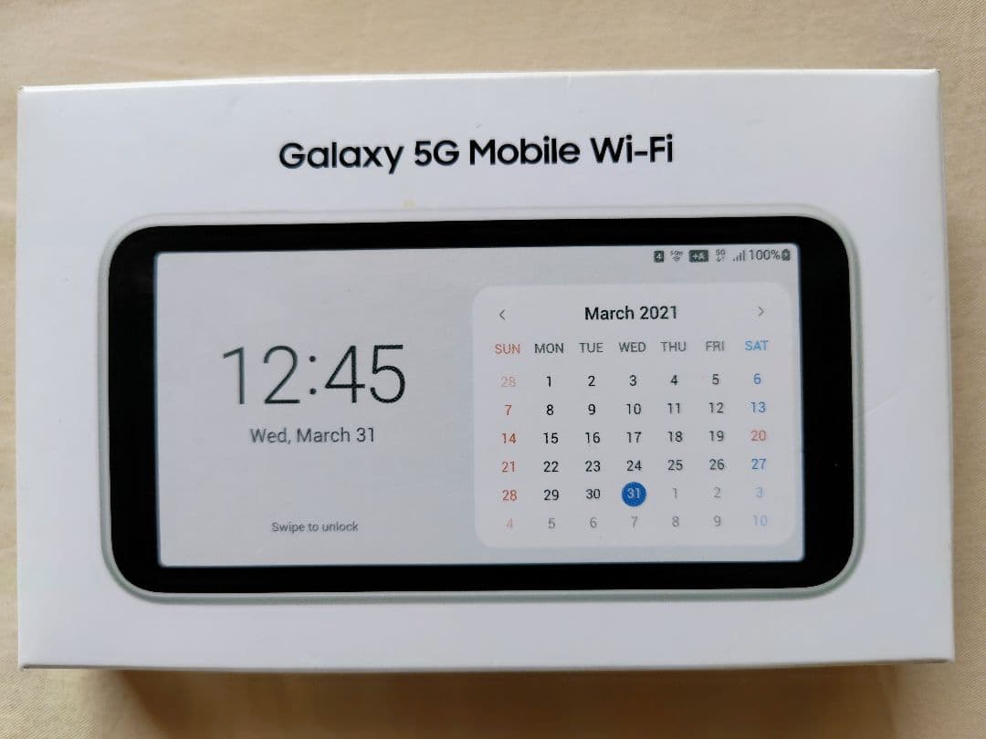 ルーター・ネットワーク機器 Galaxy 5G Mobile Wi-Fi SCR01 White