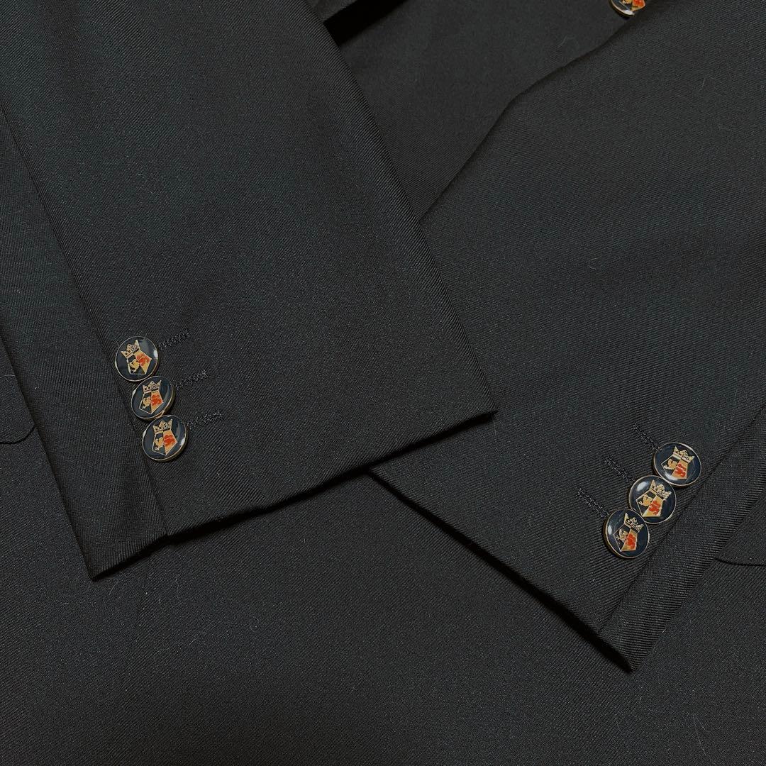 Aquascutum ダブル テーラード ジャケット カシミヤ混 大きいサイズ