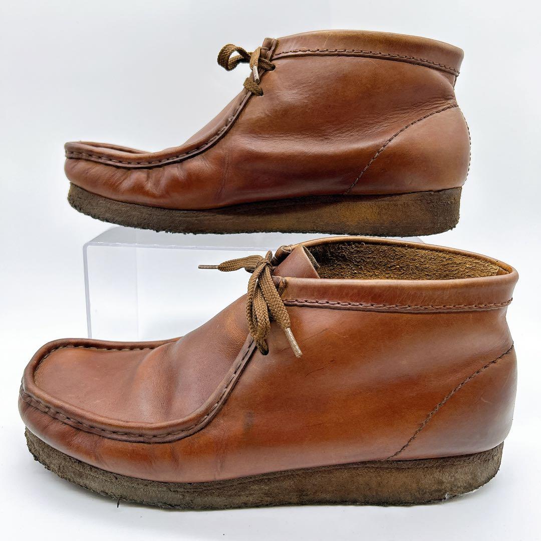 Clarks クラークス 27cm ワラビー チャッカブーツレザー ブラウン