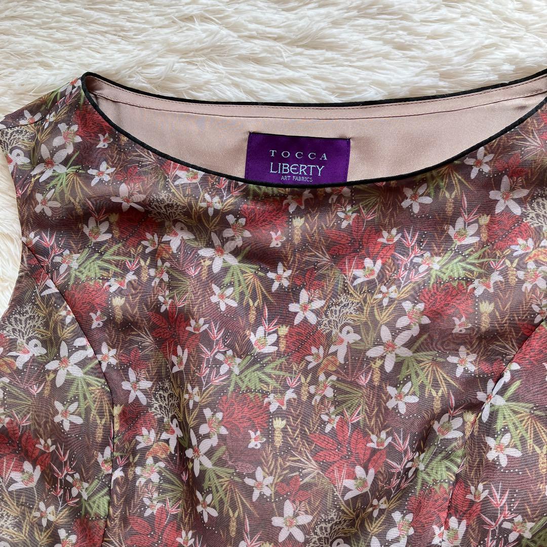 トッカワンピース　TOCCA リバティ　花柄　新品