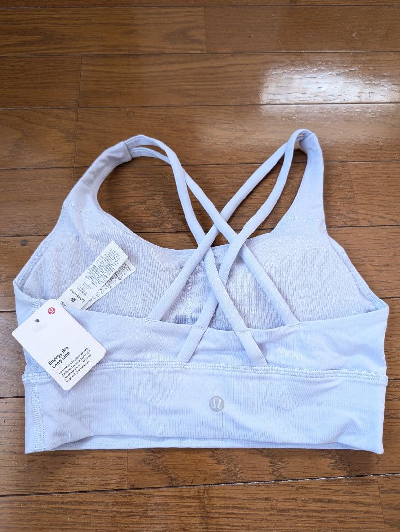 ルルレモン新品タグ付　Energy Bra Long Line ライトブルー