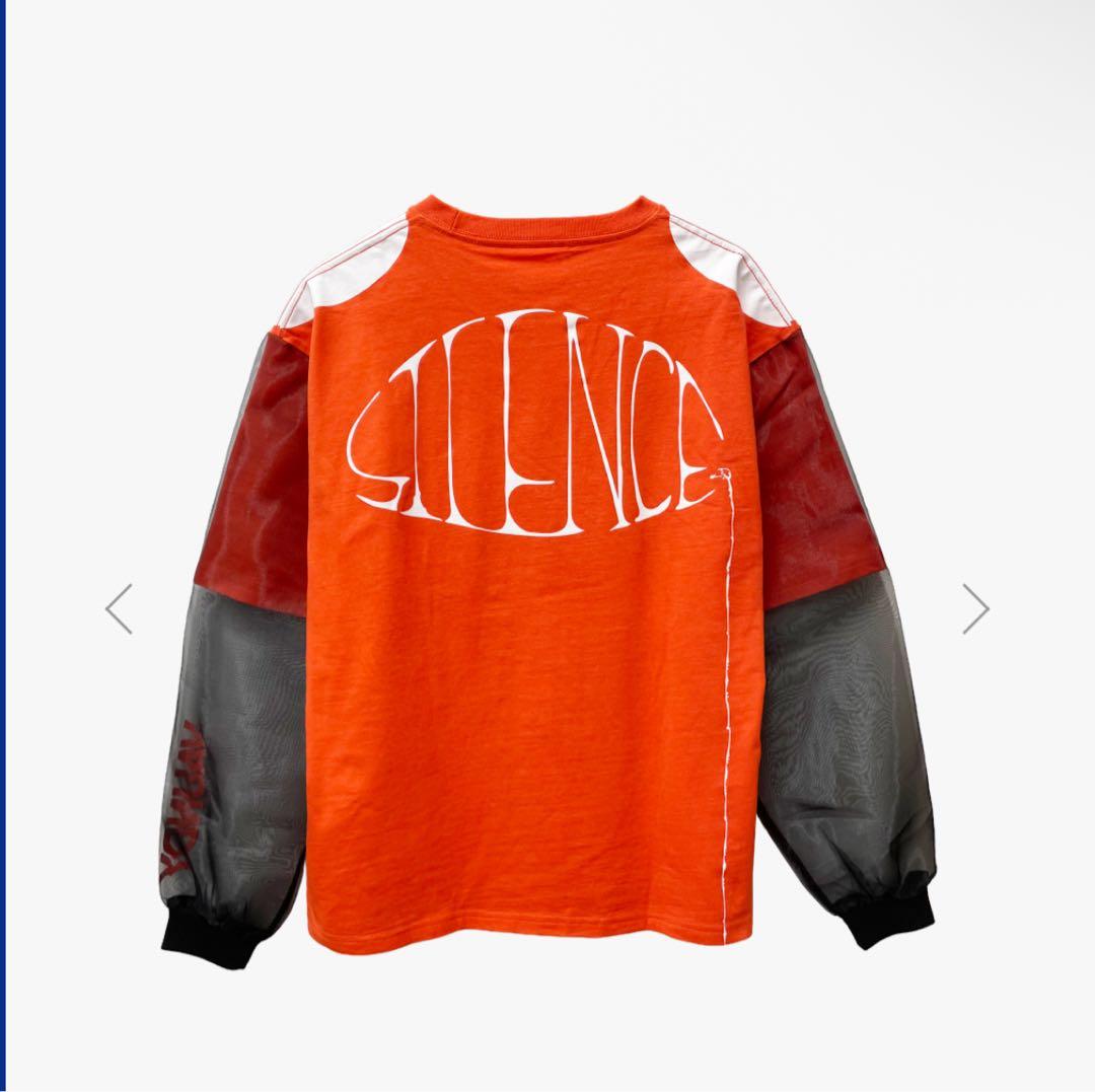 Vaundy ShhShirt ‘’Silence’’ ロンT オレンジ
