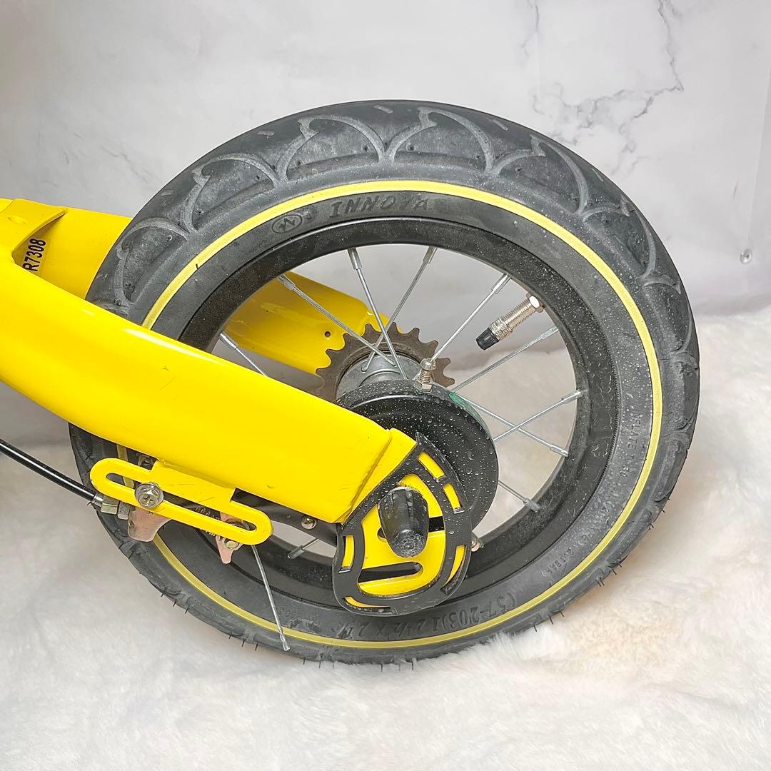 【美品】へんしんバイク 12インチ イエロー　バランスバイク　人気カラー
