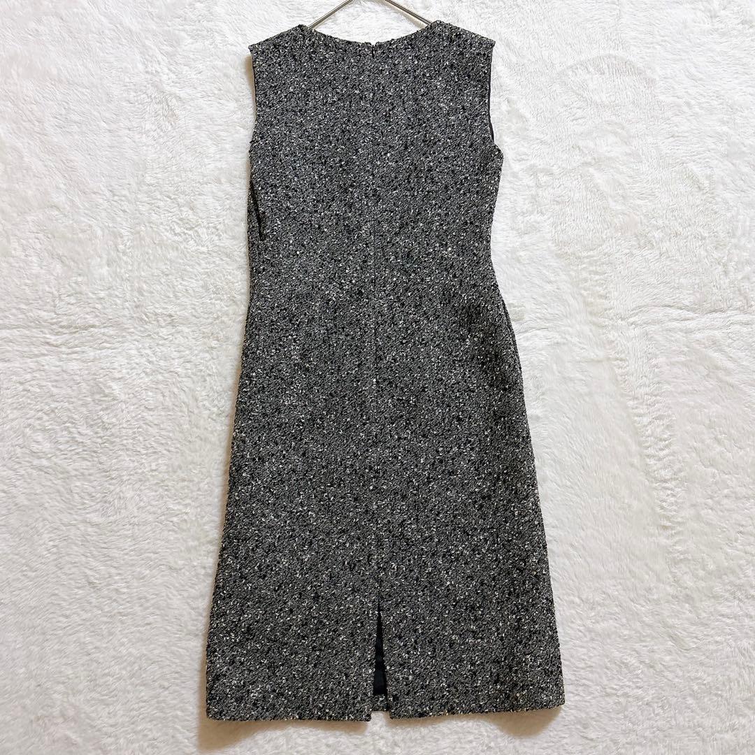 [超美品]FOXEY フォクシー ビーズ ツイード ワンピース