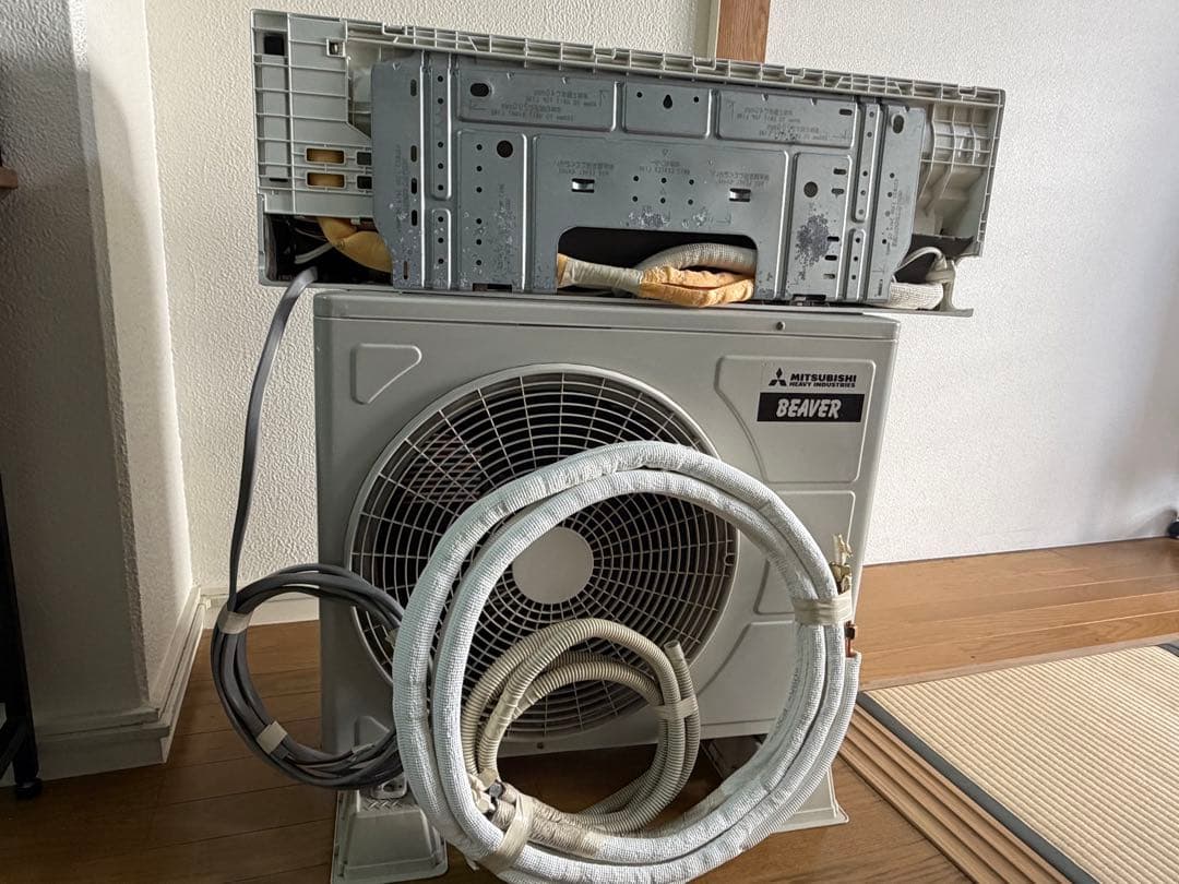 【美品】三菱重工ルームエアコンSRK22TX-W冷房暖房兼用6畳用エアコン