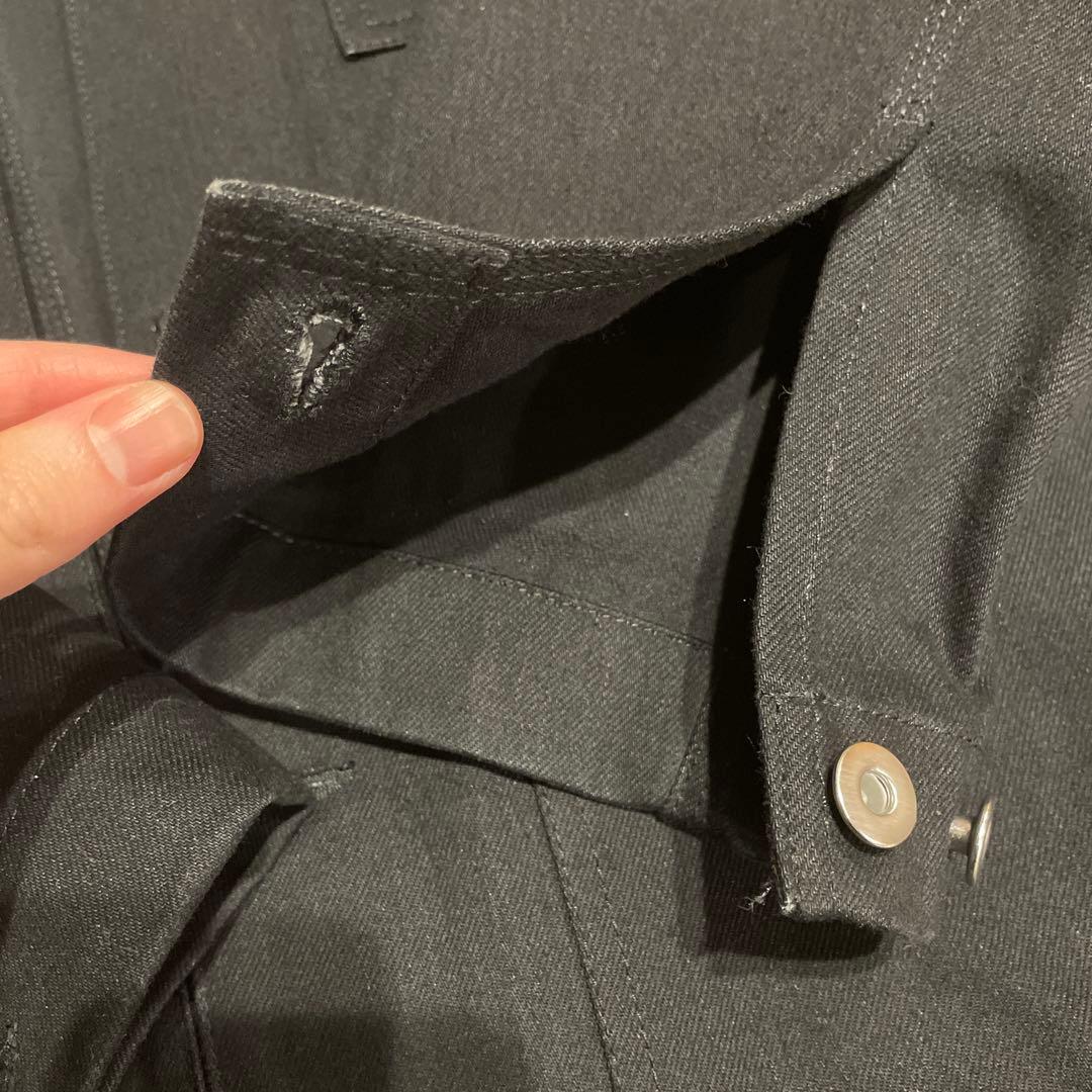 JIL SANDER 25SS 襟レザー カバーオール　チョアジャケット　44