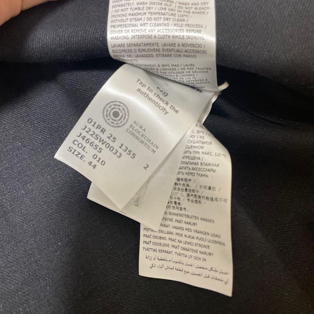 JIL SANDER 25SS 襟レザー カバーオール　チョアジャケット　44