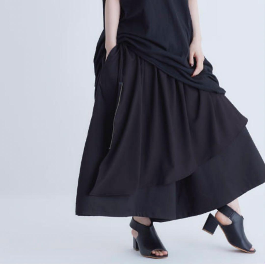 0658 mimic gimmick skirt pants スカートパンツ