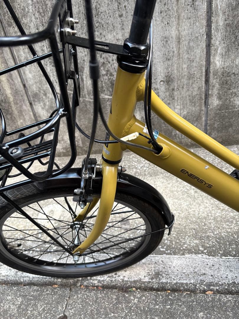 電動アシスト機能付き自転車　アサヒ　エナシスコンパクト　電動アシスト　20インチ