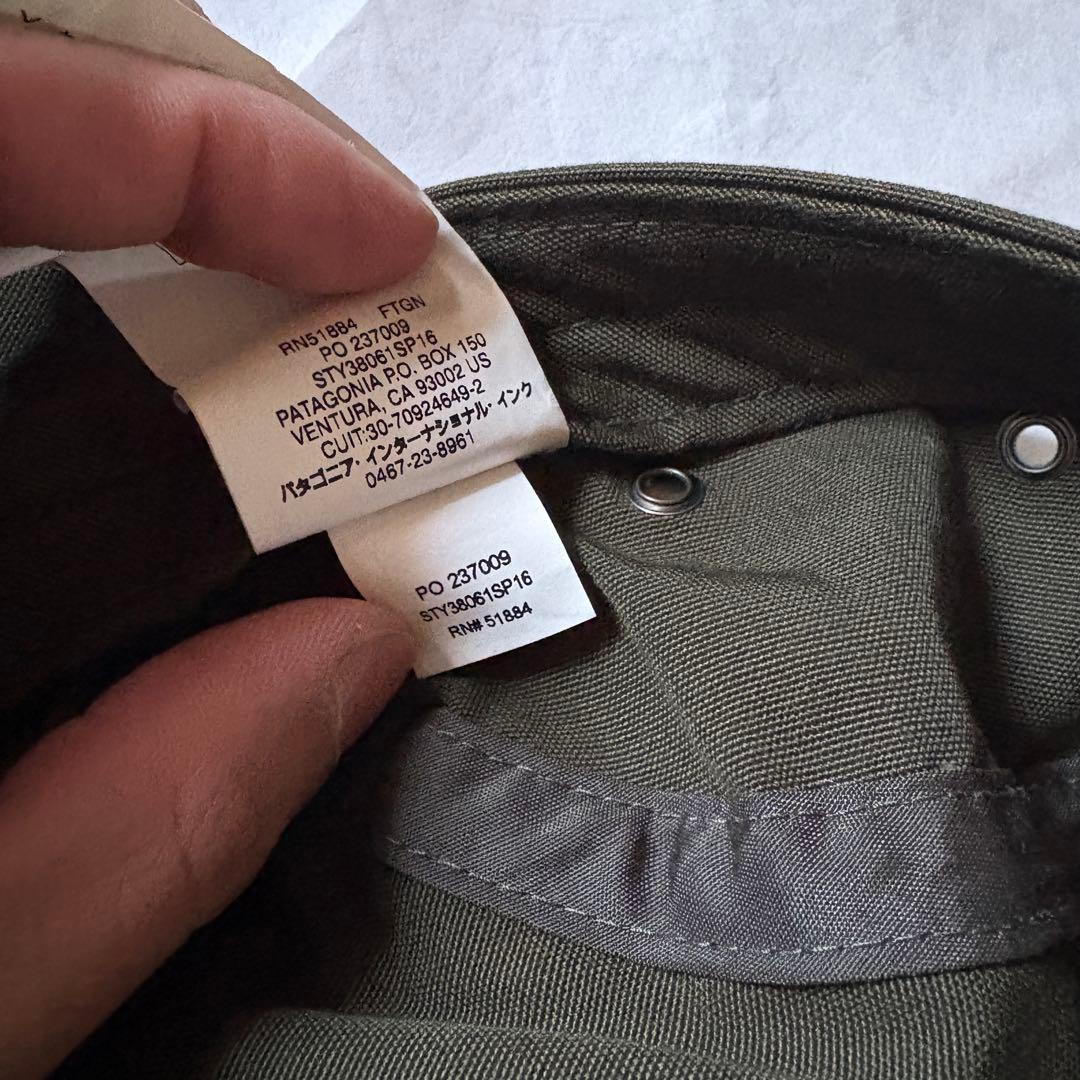 patagonia ジェットキャップ　白タグ　グリセード　スナップt mars