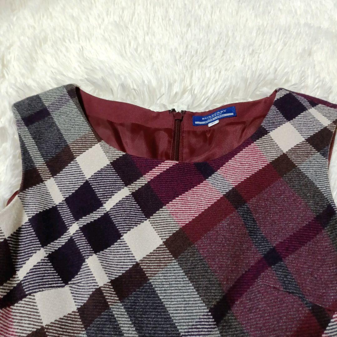 【美品✨️】BURBERRY BLUE LABEL ジャンパースカート 36