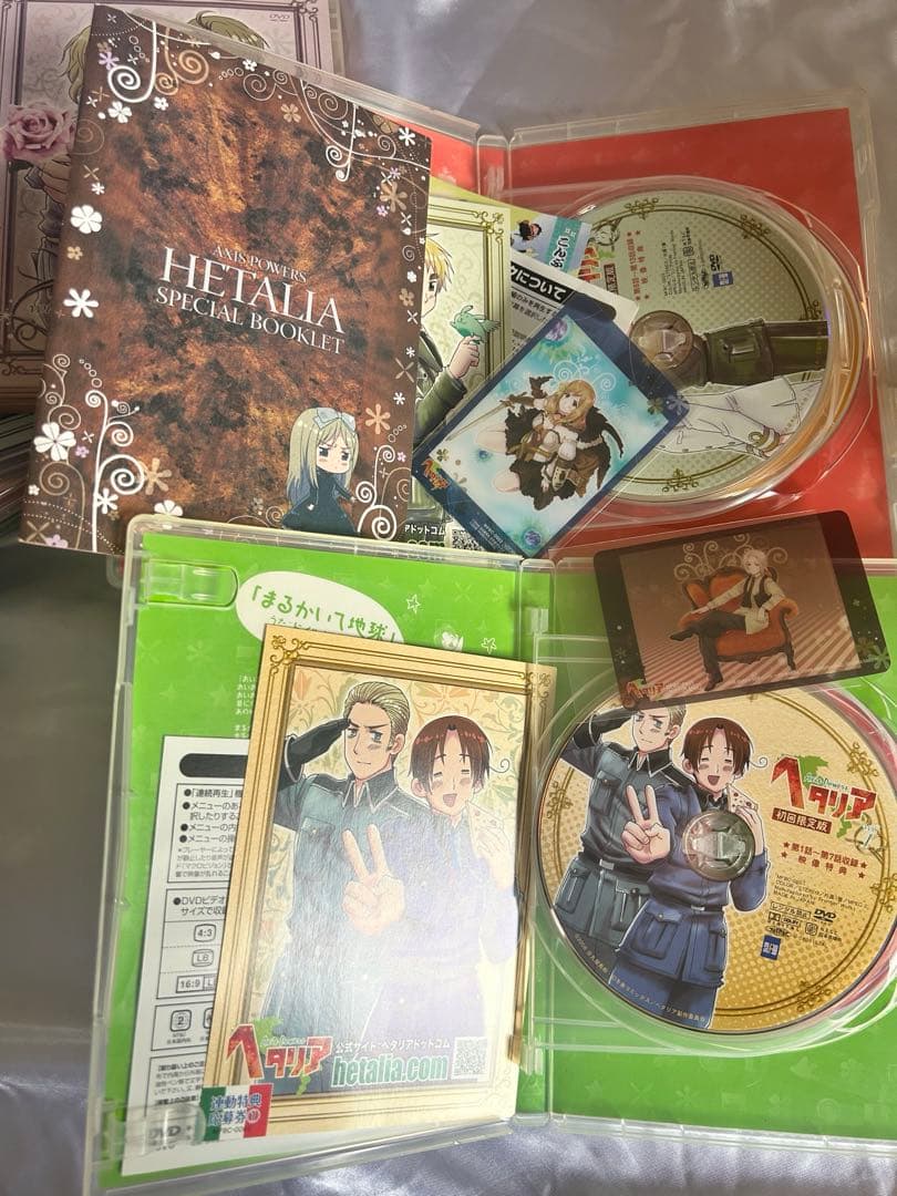 ヘタリア〔初回限定盤DVD全8巻、アメリカ・日本:CD〕