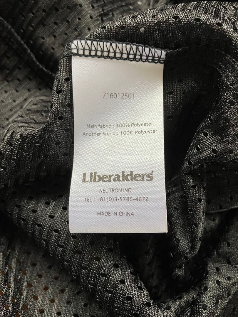 Liberaiders フットボールTシャツ BK メッシュ L 未使用