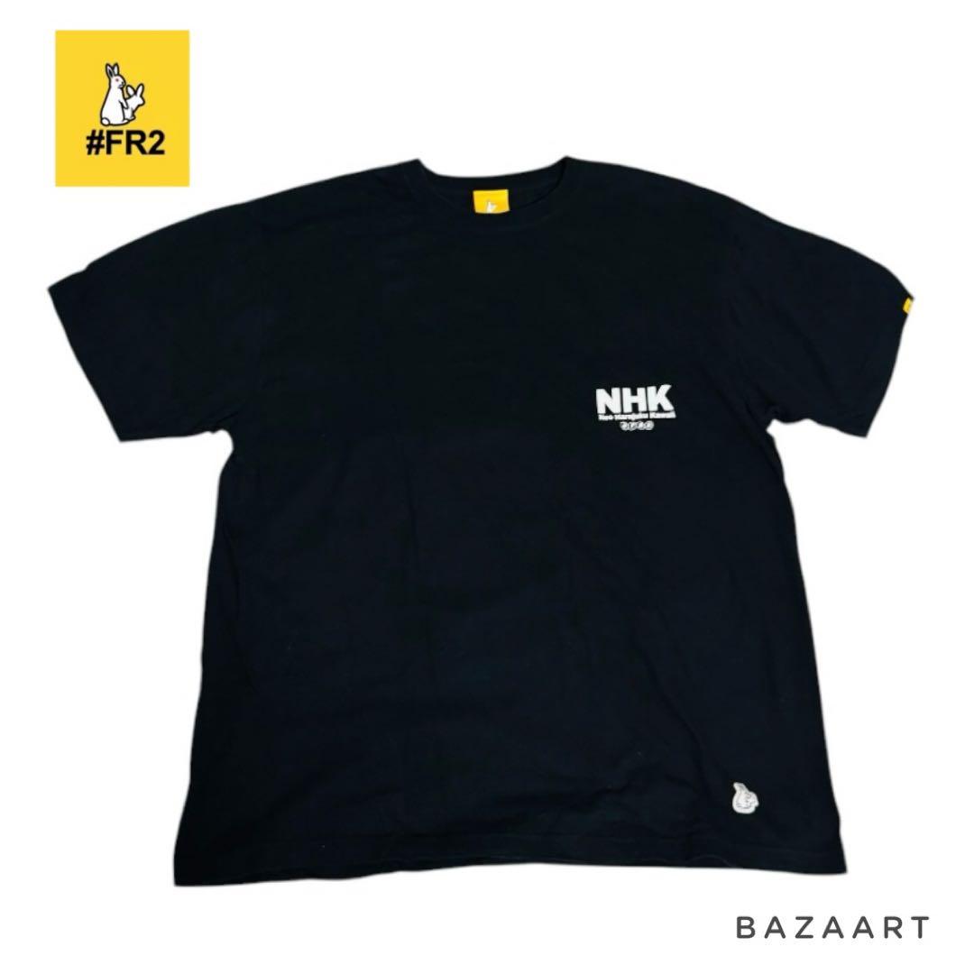 FR2 エフアールツー NHK ネオハラジュクカワイイTシャツ 黒 ブラックXL