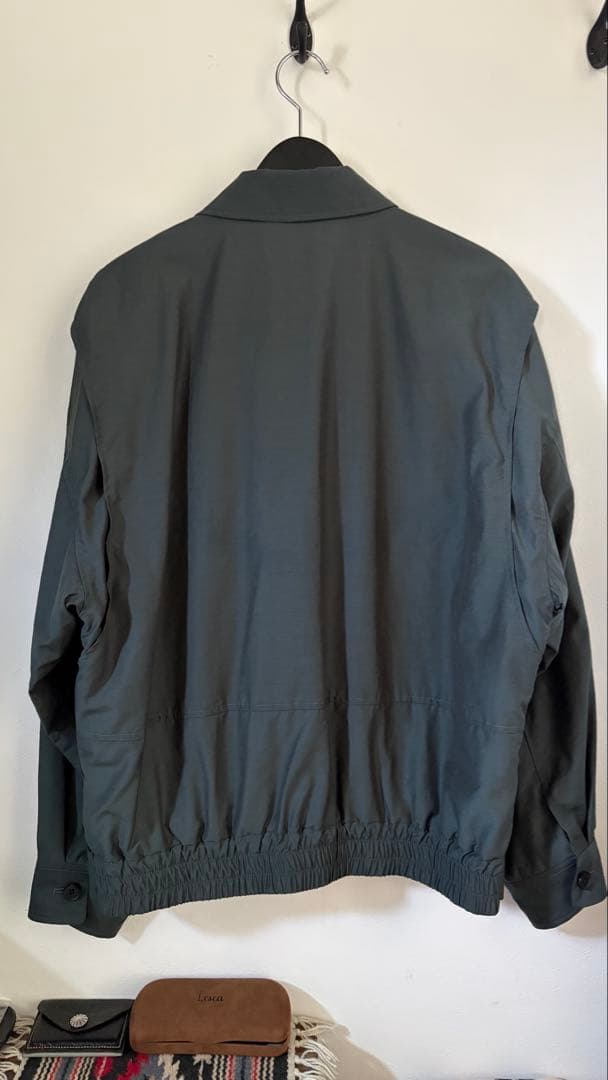 YOKE 26ss Wool Nylon Flight Jacket 3 深緑