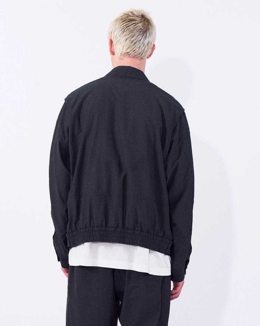 YOKE 26ss Wool Nylon Flight Jacket 3 深緑
