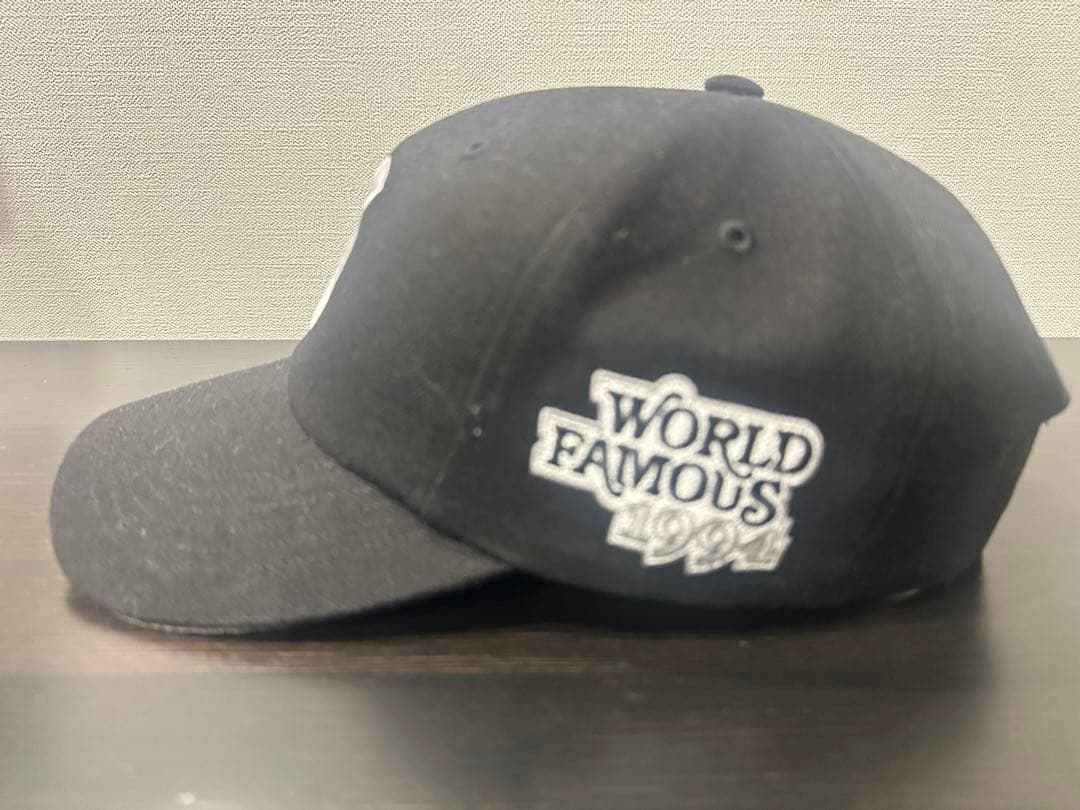 Supreme Sロゴ キャップ 黒