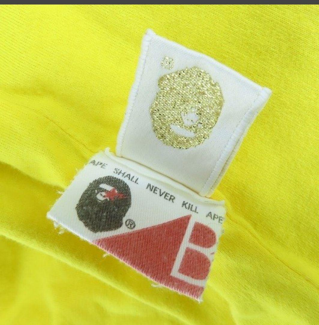 A BATHING APE/ サルカモ/ロゴ リバーシブル Tシャツ