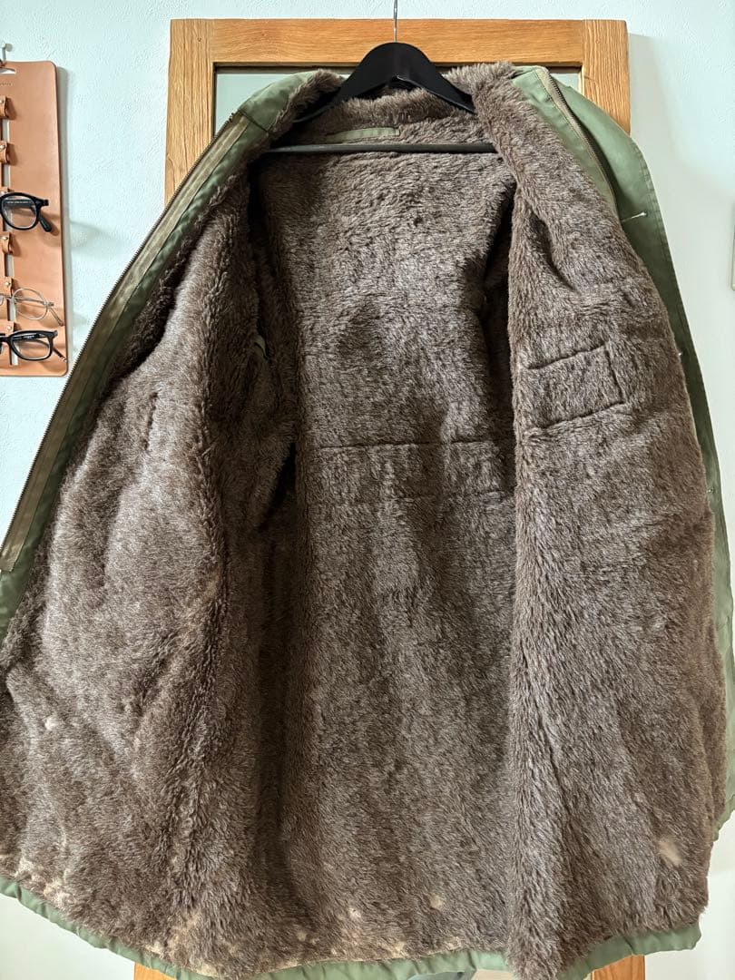 実物　1940's 40s U.S.NAVY N-2 デッキコート