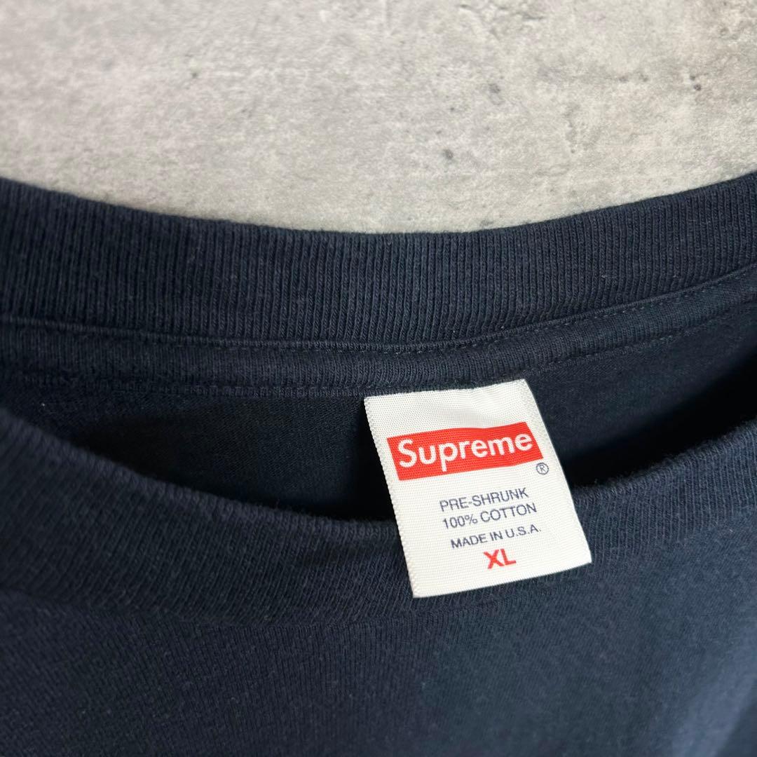 希少XL Supreme Nuova York 20FW ビッグロゴ　Tシャツ