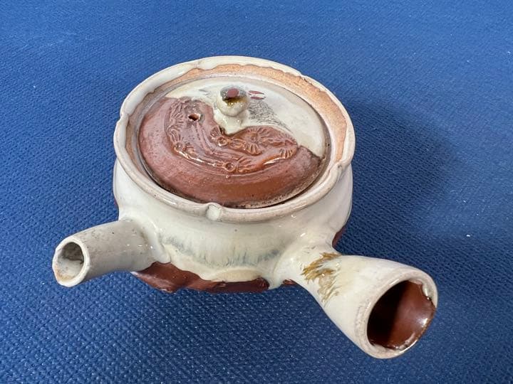 大堀相馬焼　急須　煎茶器　茶道具　左馬