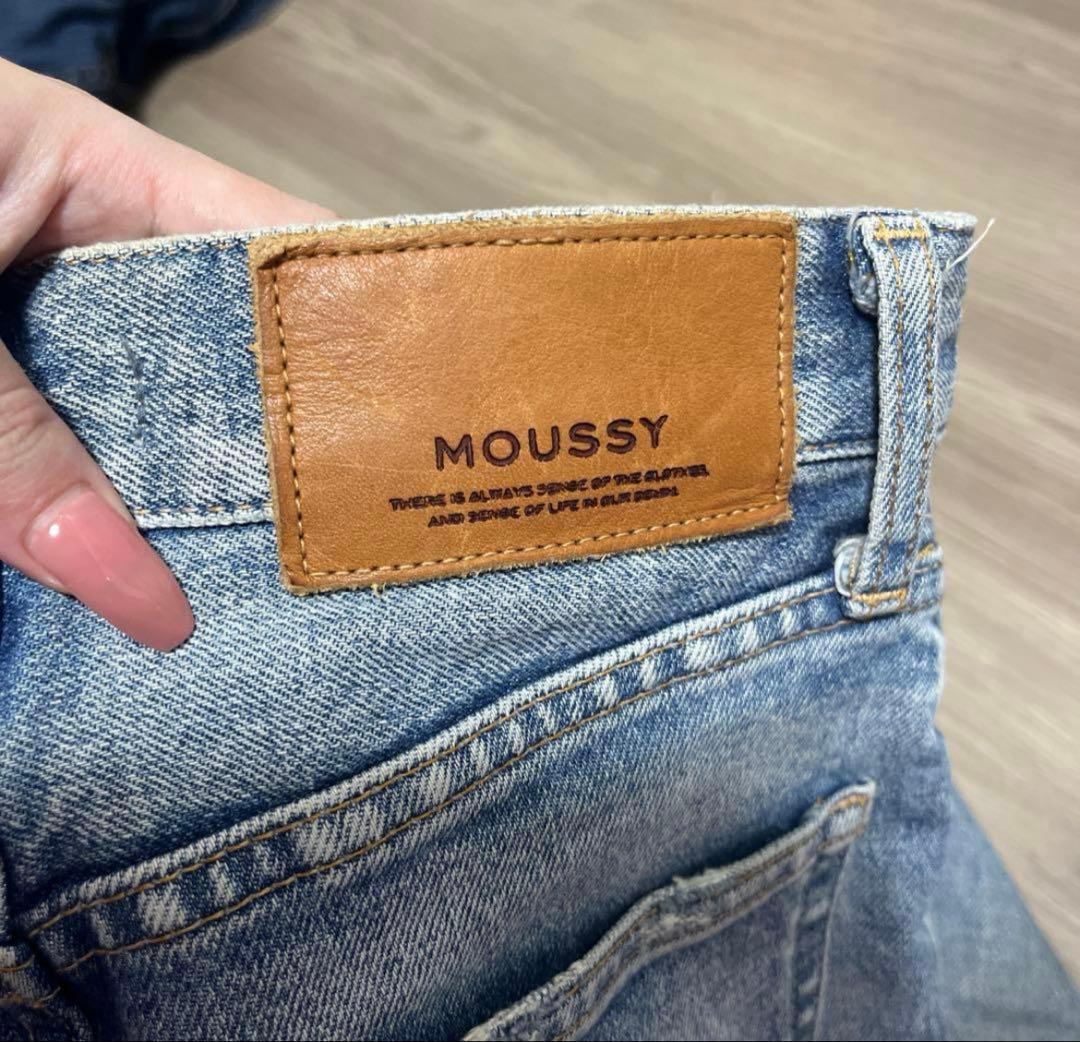 moussy MVS flare 24インチ ブルー　フレア　ブーツカットデニム