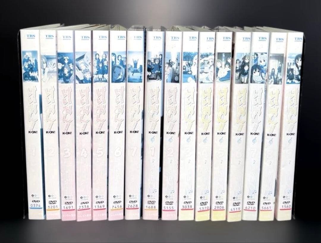 けいおん！ 1期 DVD 1-7巻 けいおん!! 2期 1-9巻 全16巻