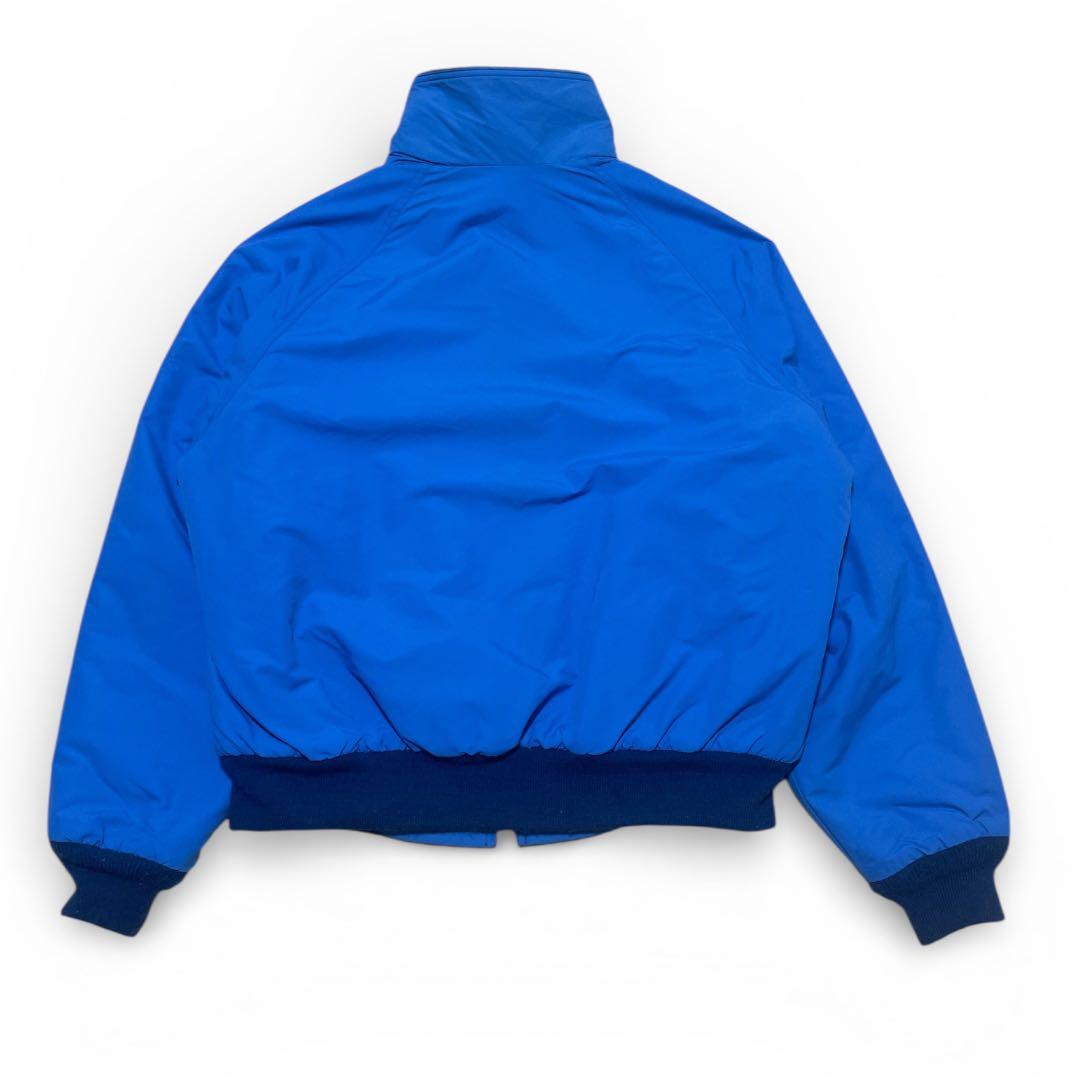 定番 80s USA製 L.L.Bean ウォームアップジャケット L 青