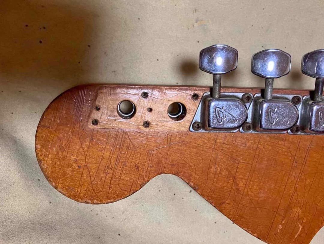 Fender Strato 1968年 元はオリンピックホワイト リフィニッシュ