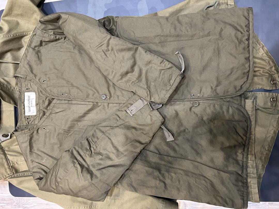 売り切り！期間限定値下げSAINT LAURENTラクーンファーモッズコート