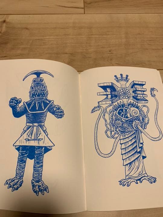 ★逆柱いみり『怪獣 riso zine』 IMIRISAKABASHIRA