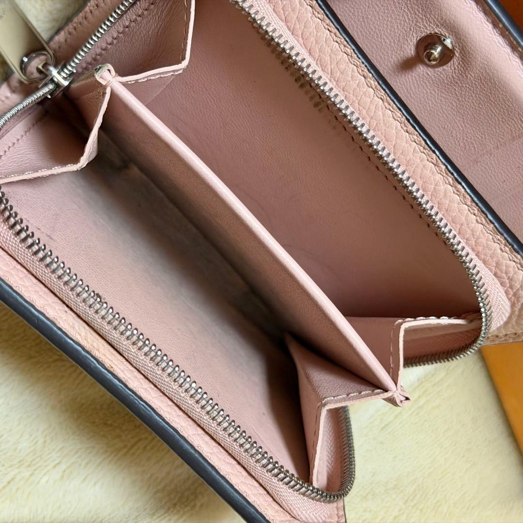 LOUIS VUITTON ピンク 二つ折り財布