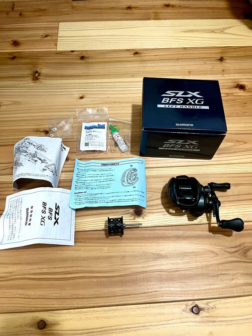 シマノ　21SLX BFS XG Lハンドル　フルカスタム　アベイル渓流フィネス