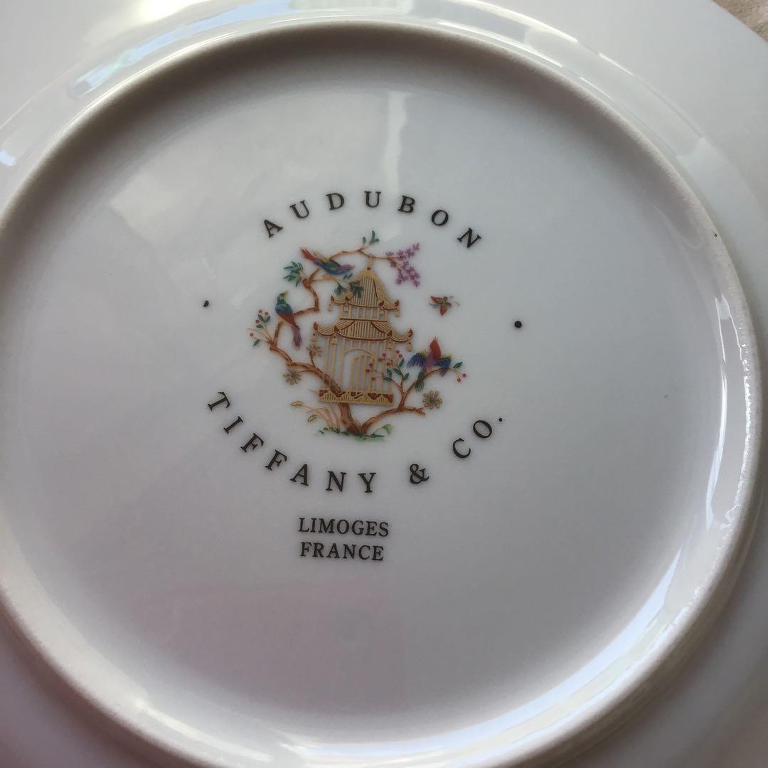 ティファニー￼花と鳥陶器プレートTIFFANY & Co. (ティファニー)