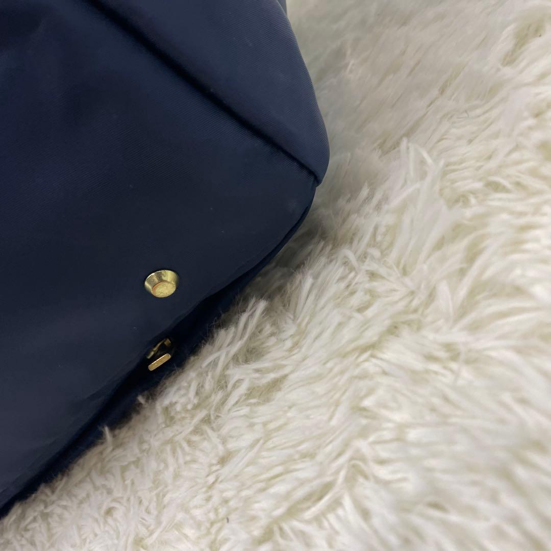 【極美品】マッキントッシュフィロソフィー 2way ボストンバッグ ネイビー