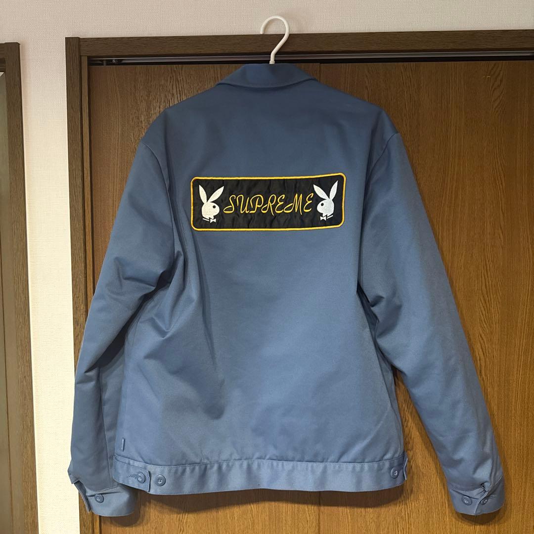 supreme × play boy ワークジャケット