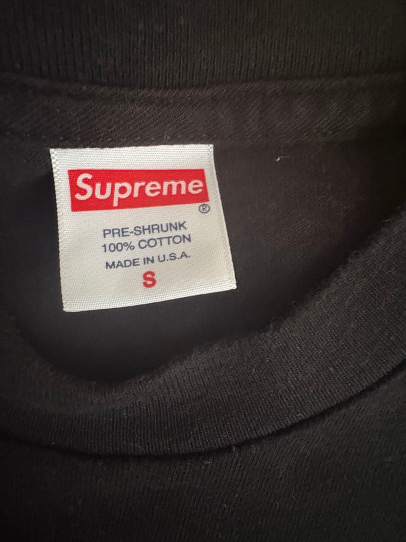 y*u様 Supreme box logo blackTシャツ