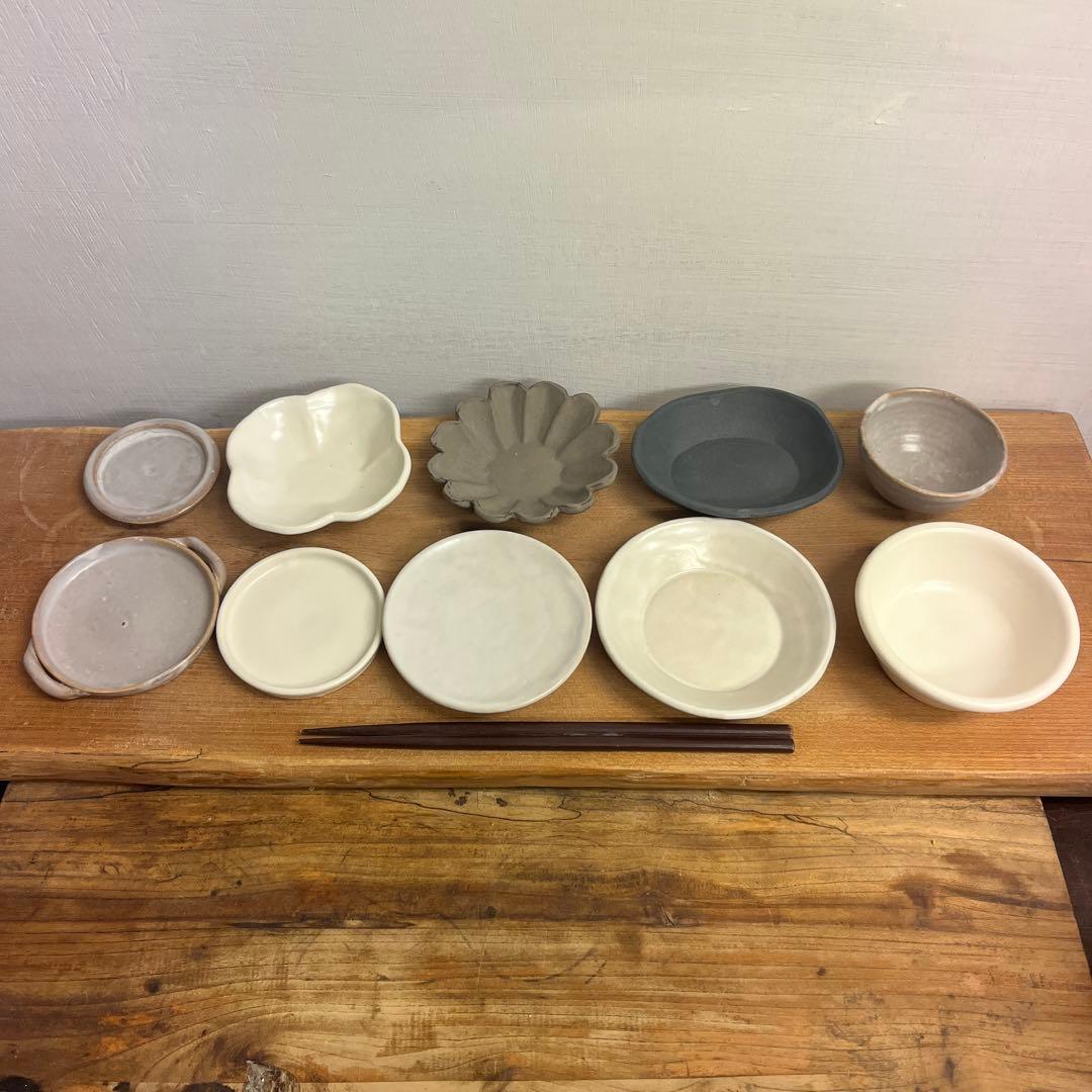 oraf♡　新品　陶器　陶芸作家　プレート皿2枚　22